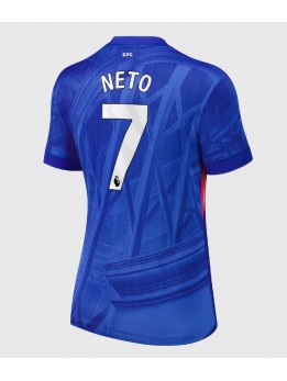 Billige Chelsea Pedro Neto #7 Hjemmedrakt Dame 2025-26 Kortermet